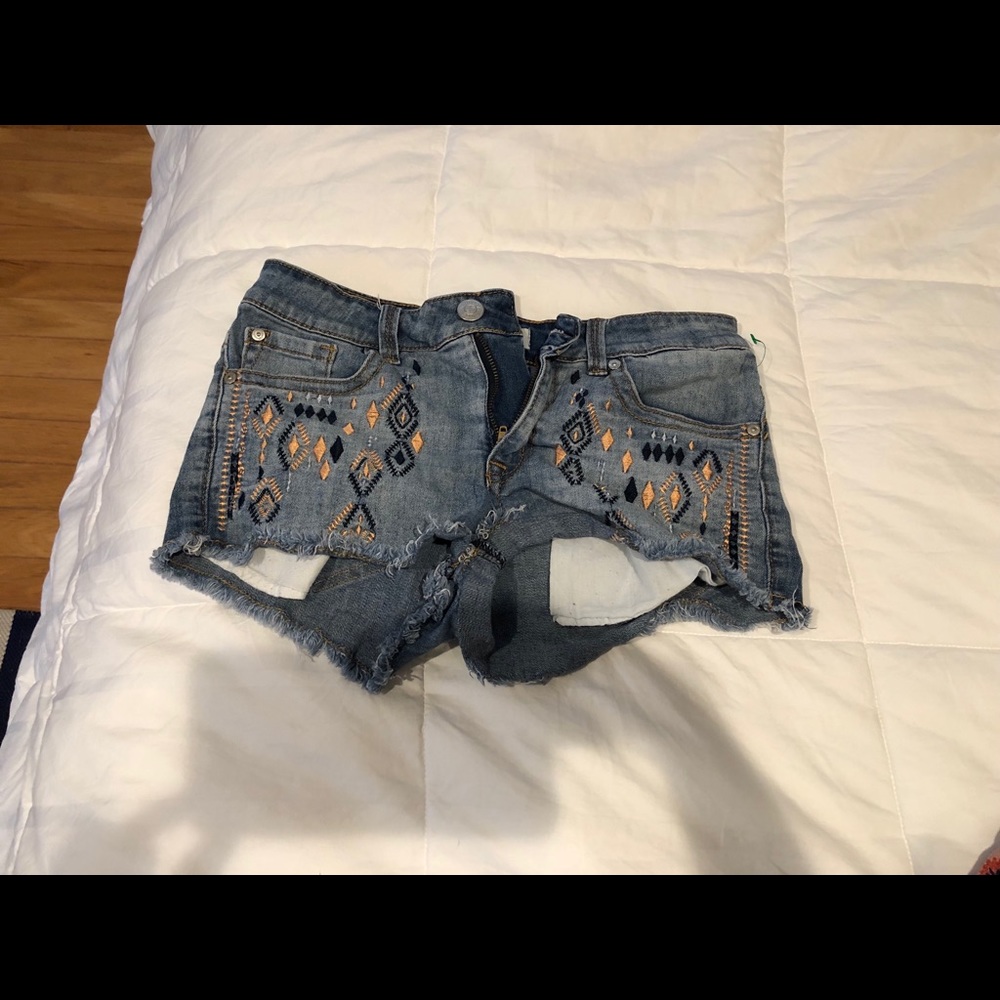 Denim shorts